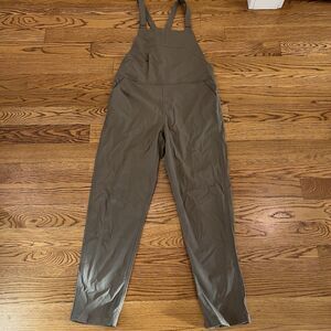 FLYLOW Life Bib 0082 Active Stretch Hiking Outdoor Overall Greenish Tan Size M